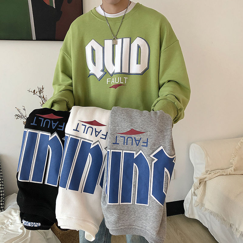 Áo Sweater Bằng Cotton Dáng Rộng Thoải Mái Cho Cặp Đôi | BigBuy360 - bigbuy360.vn