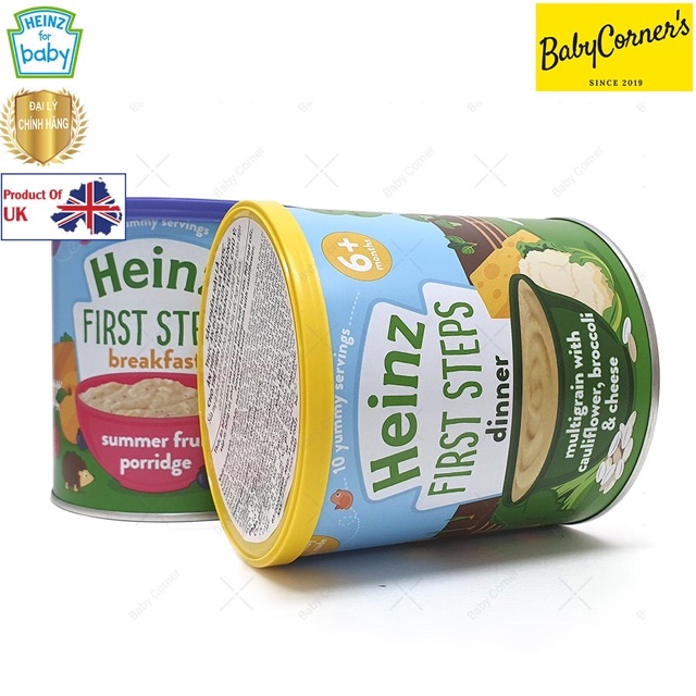 Bột Ăn Dặm Heinz Anh Vị Súp Lơ Phomai 6m+ Mẫu Mới