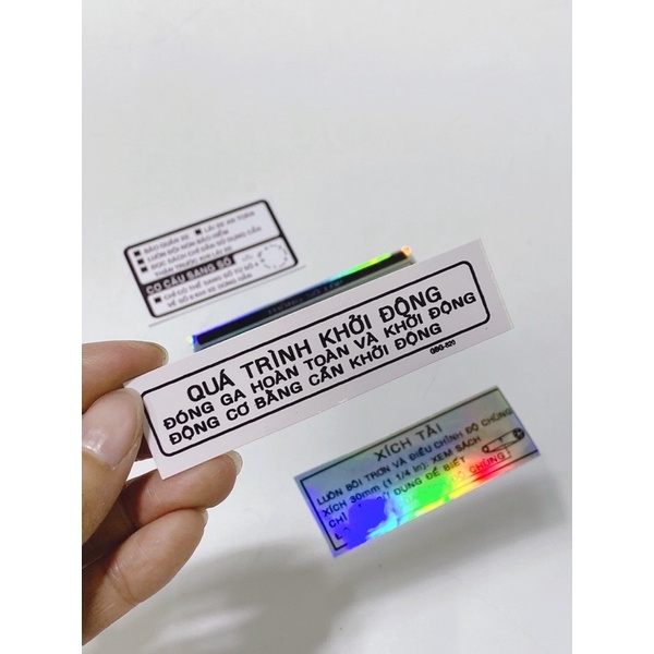 Tem thông số dành cho xe Honda Wave anpha