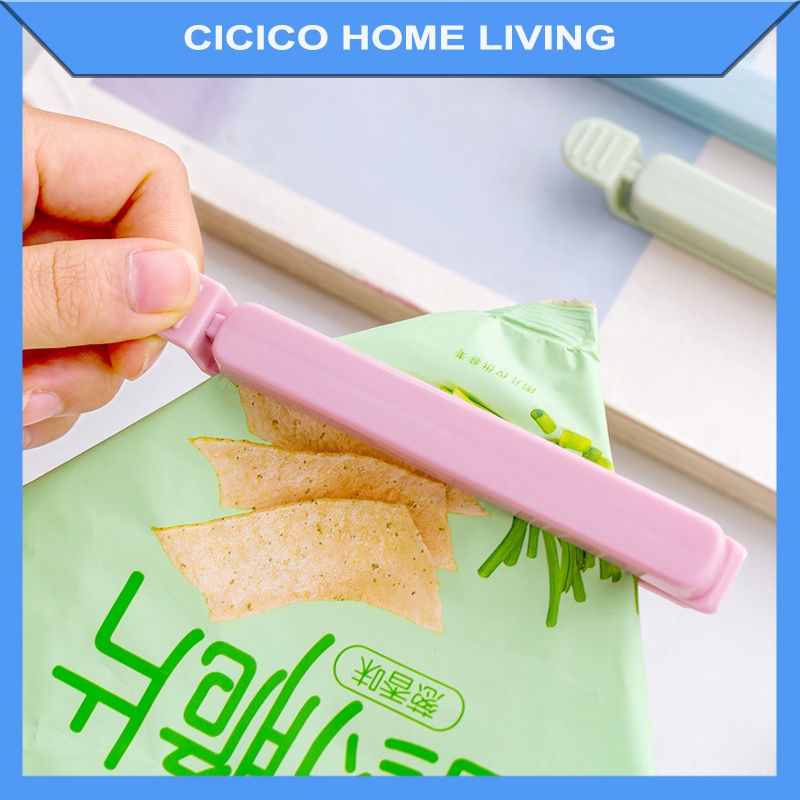 Kẹp nhựa niêm phong thực phẩm Cicico H635 combo 5 chiếc kẹp bảo quản thực phẩm tiện dụng cho nhà bếp