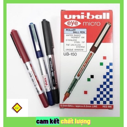 [CHÍNH HÃNG] Bút ký tên Uniball UB 150 0.5mm. Đủ 3 màu Xanh - Đỏ - Đen. {CAM KẾT CHẤT LƯỢNG}