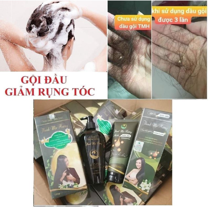 Dầu gội đầu giảm rụng tóc, kích thích mọc tóc thanh mộc hương