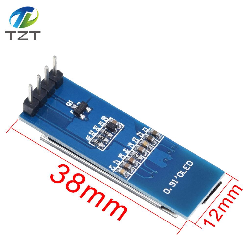 Mô Đun Màn Hình Oled 0.91 Inch Oled 0.91 "Oled 128x32 Oled Lcd 0.91" Iic Commuicate Cho Arduino