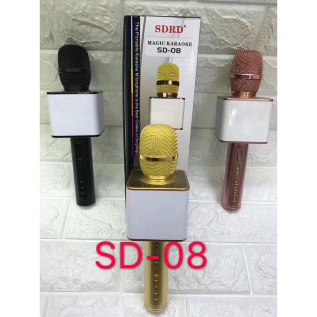 Mic karaoke sd08 loại 1 cao cấp