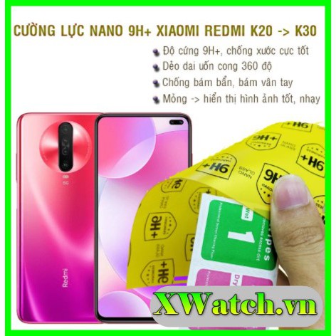 Cường lực dẻo nano Xiaomi Poco M3 , Redmi K20, K20 Pro, K30 k30 pro , Poco M3
