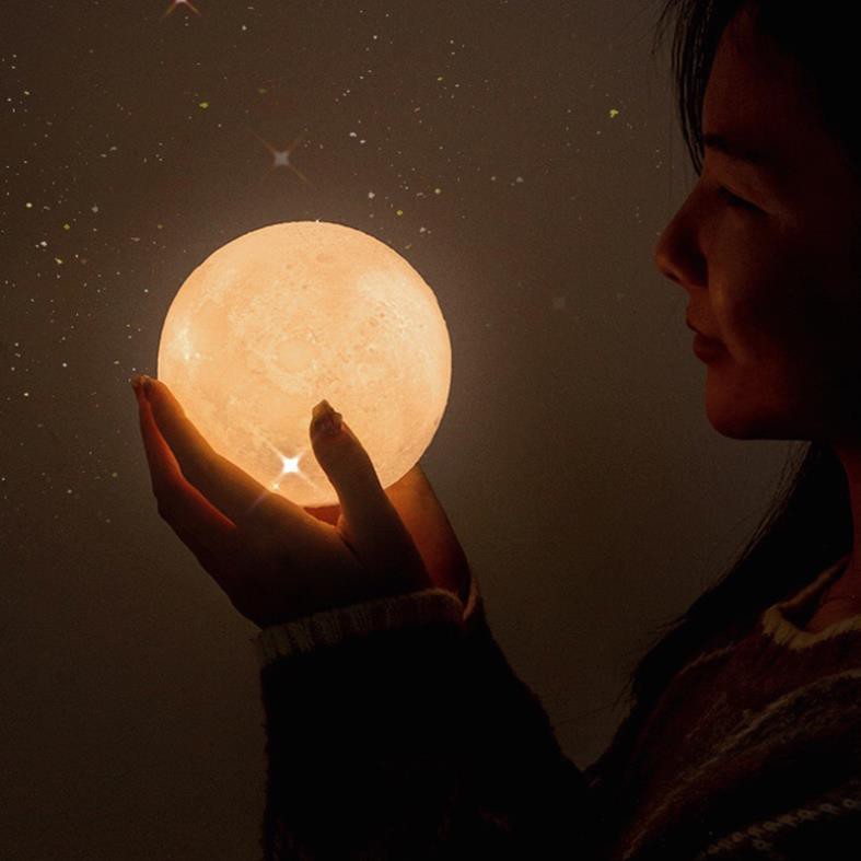 Đèn ngủ hình mặt trăng dễ thương dành cho phòng ngủ bé gái
