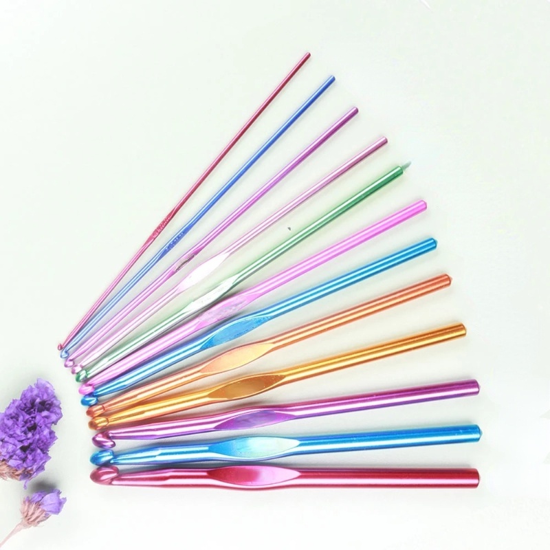 Bộ 8 kim đan len 2-3.5mm nhiều màu tiện dụng