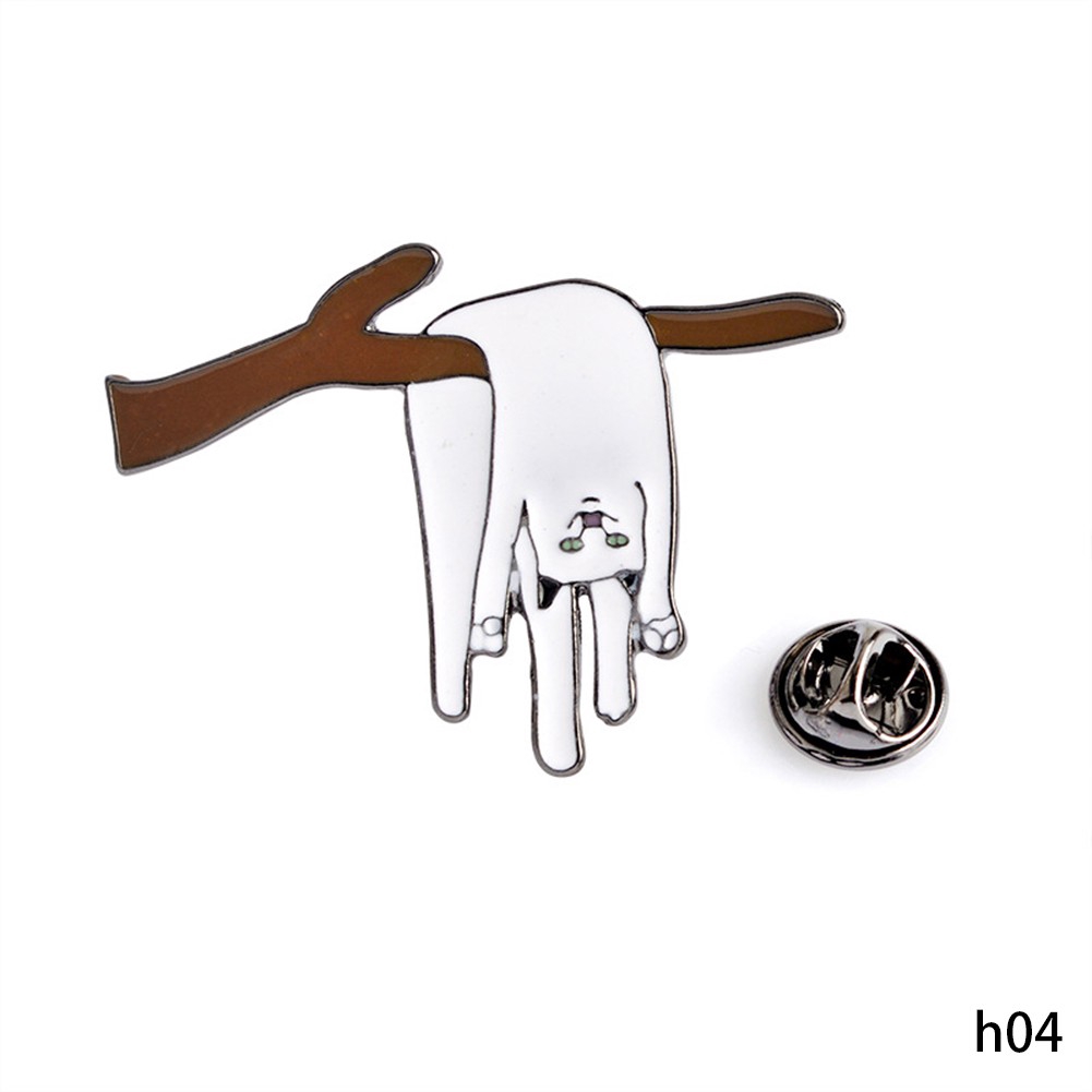 Ghim cài áo hình chú mèo dễ thương dành cho giới trẻ