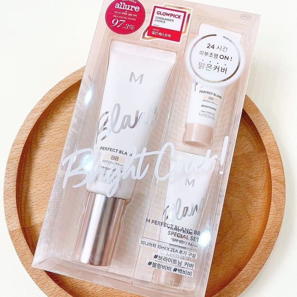 [Mã 33FMCGSALE giảm 8% đơn 500K] Special Set BB Cream Missha M Perfect Blanc Brightening