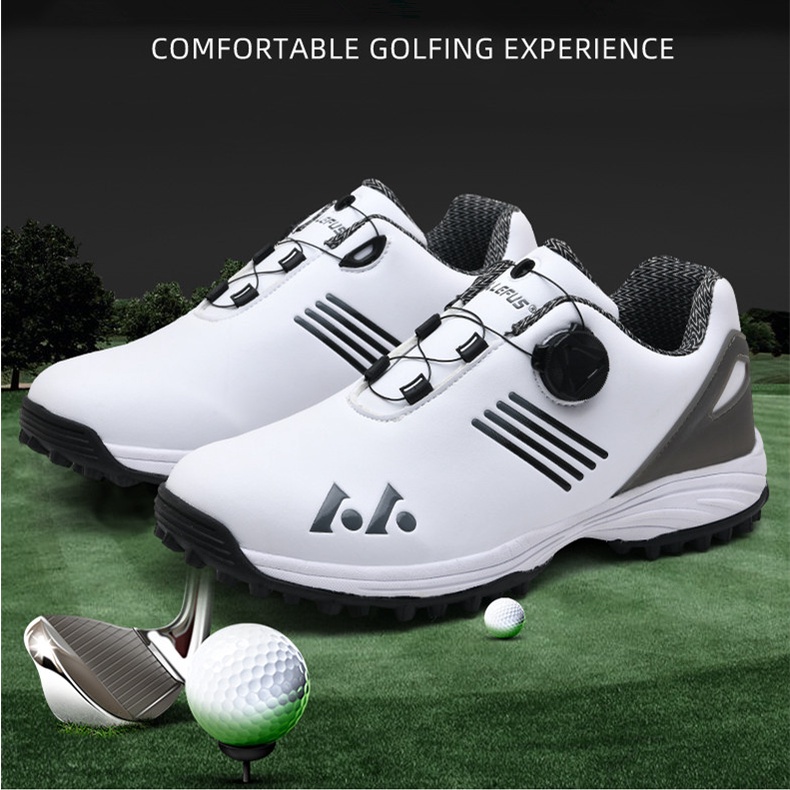 Giày Đánh Golf Siêu Nhẹ Thoáng Khí Chống Trượt Chống Thấm Nước Cho Nam