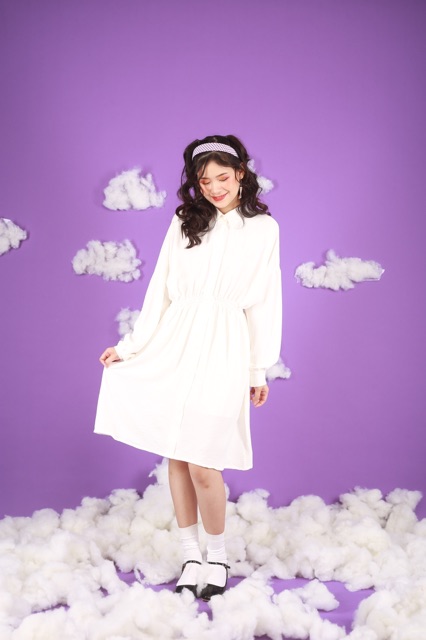 [Mã FATHANG5 giảm 10K đơn 50K] VÁY ĐI CHƠI/ĐI TIỆC/ĐI HỌC - WAITIGHT DRESS - VÁY CÓ CỔ CHUN EO | BigBuy360 - bigbuy360.vn