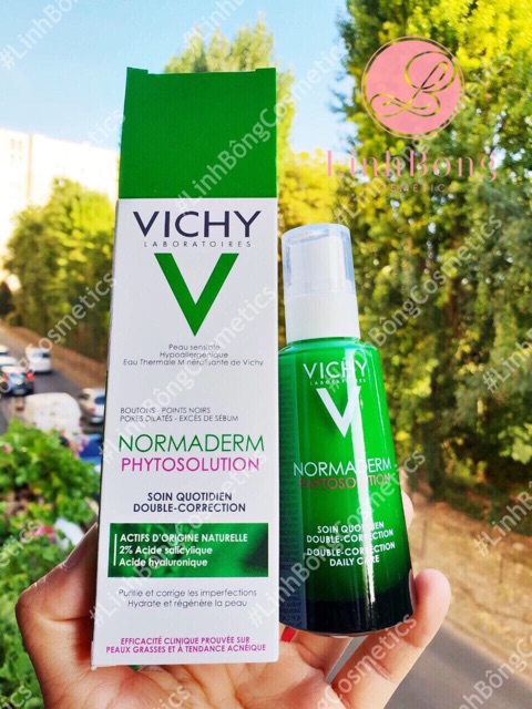 KEM DƯỠNG DẠNG GEL SỮA VICHY NORMADERM PHYTOSOLUTION DÀNH CHO DA DẦU, DA MỤN