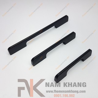 Tay nắm cửa tủ màu đen hiện đại NK260 (giá 1 cái)