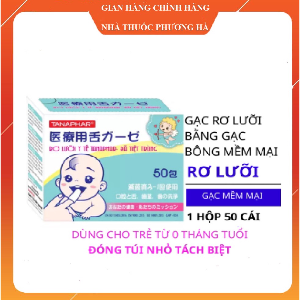 Gạc rơ lưỡi y tế TANAPHAR