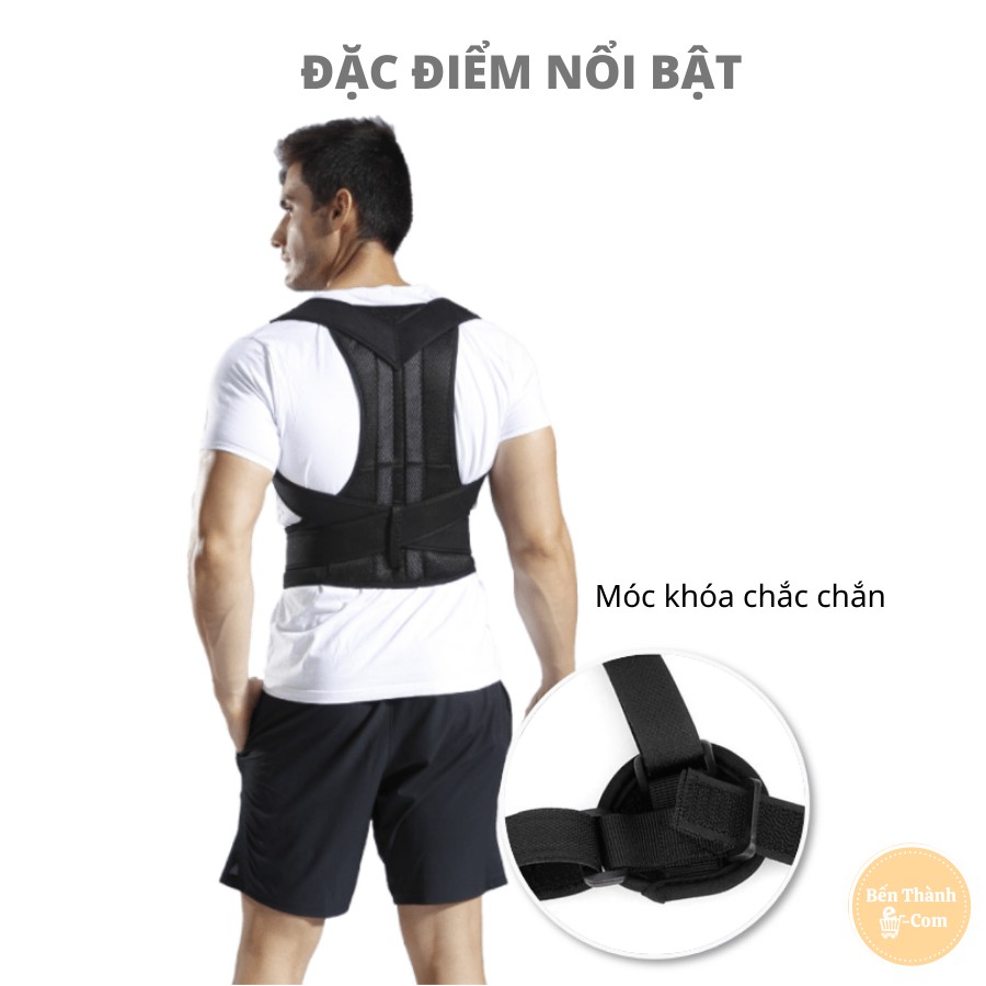 ✈️[Freeship] Đai chống gù lưng Back Pain [Chuyên dụng cho dân VP] [02 thanh trợ lực]