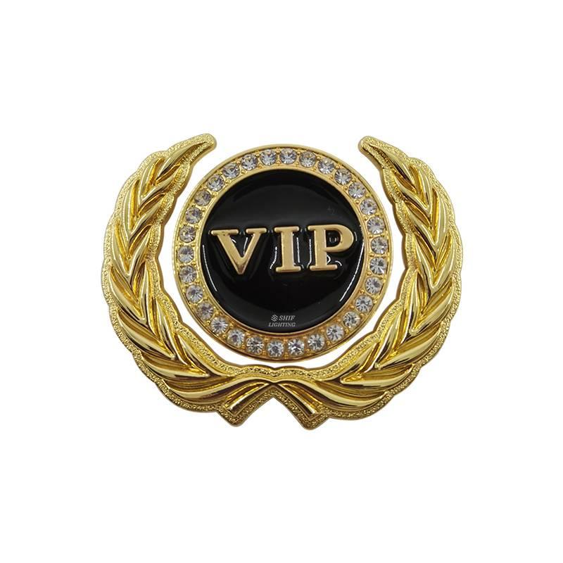 1 Miếng dán kim loại hình logo VIP cho xe hơi