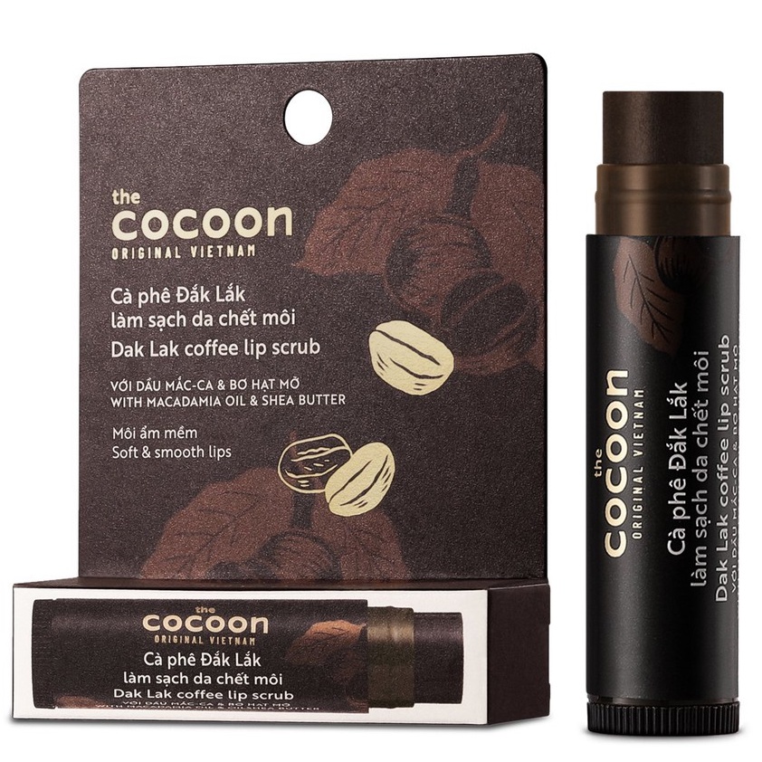 [Combo] Son tẩy da chết Cocoon &amp; Son dưỡng dầu dừa Bến Tre Cocoon