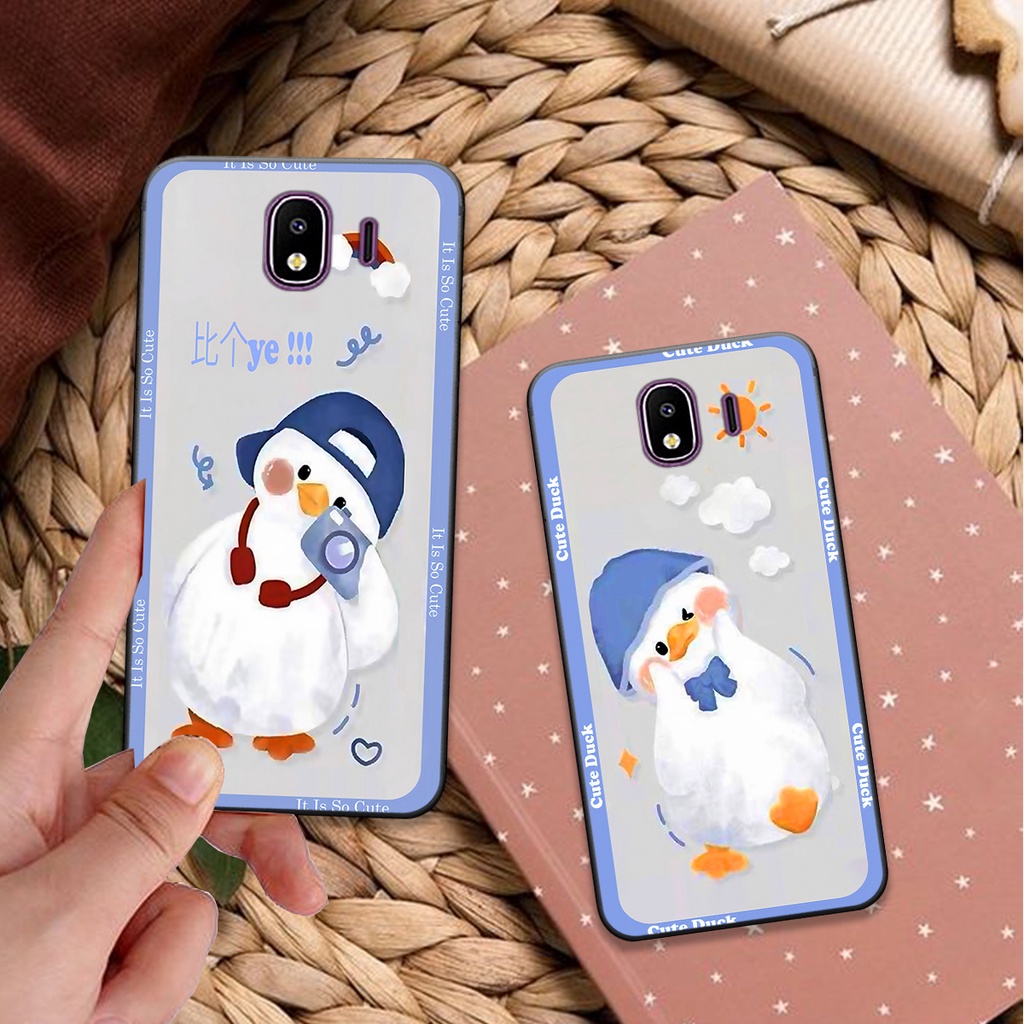 Ốp Samsung J4 2018 bộ hình cute dễ thương gấu thỏ xinh xắn vẽ tay lạ mắt