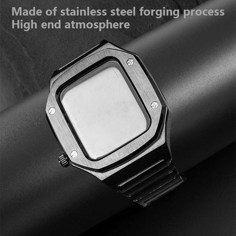 Dây Đeo Bằng Thép Không Gỉ Cho Đồng Hồ Thông Minh IWatch Series 7/6/5/4/SE 44mm 45mm