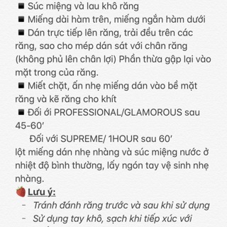 Dán Trắng Răng Crest 5 miếng