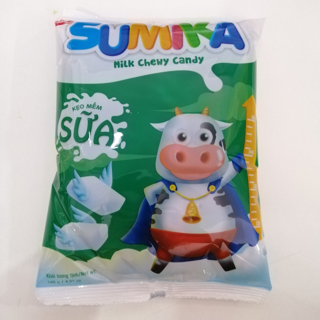 Kẹo Mềm Sữa Sumika Bibica (Gói 140g)