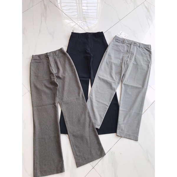 Quần tây suông loe, baggy Nhật_2hand