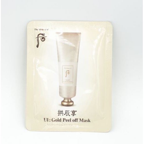 Mặt nạ vàng 24k dạng gel lột Whoo UI: Gold Peel off Mask