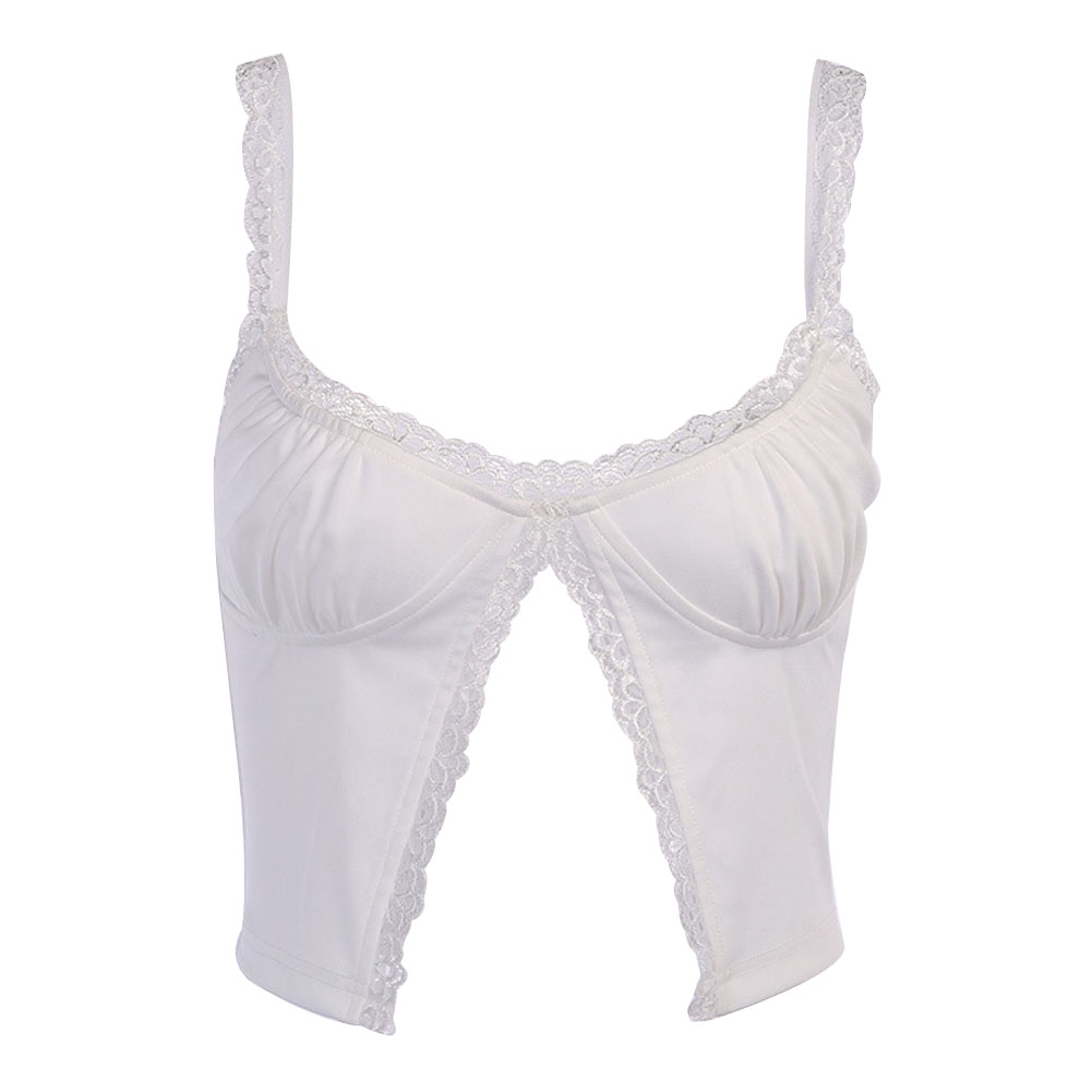 Áo hai dây dáng ngắn màu trơn gợi cảm cho nữ