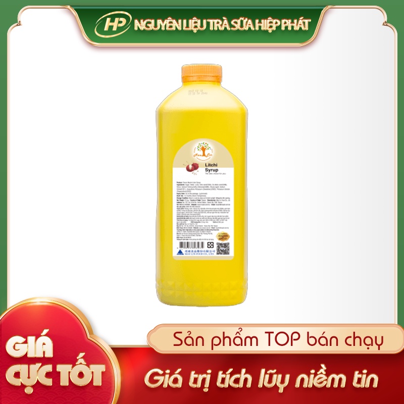 Syrup Vải MAULIN 2,5Kg - [NGỌT DỊU] - SP000373 - Nguyên liệu trà sữa HIỆP PHÁT