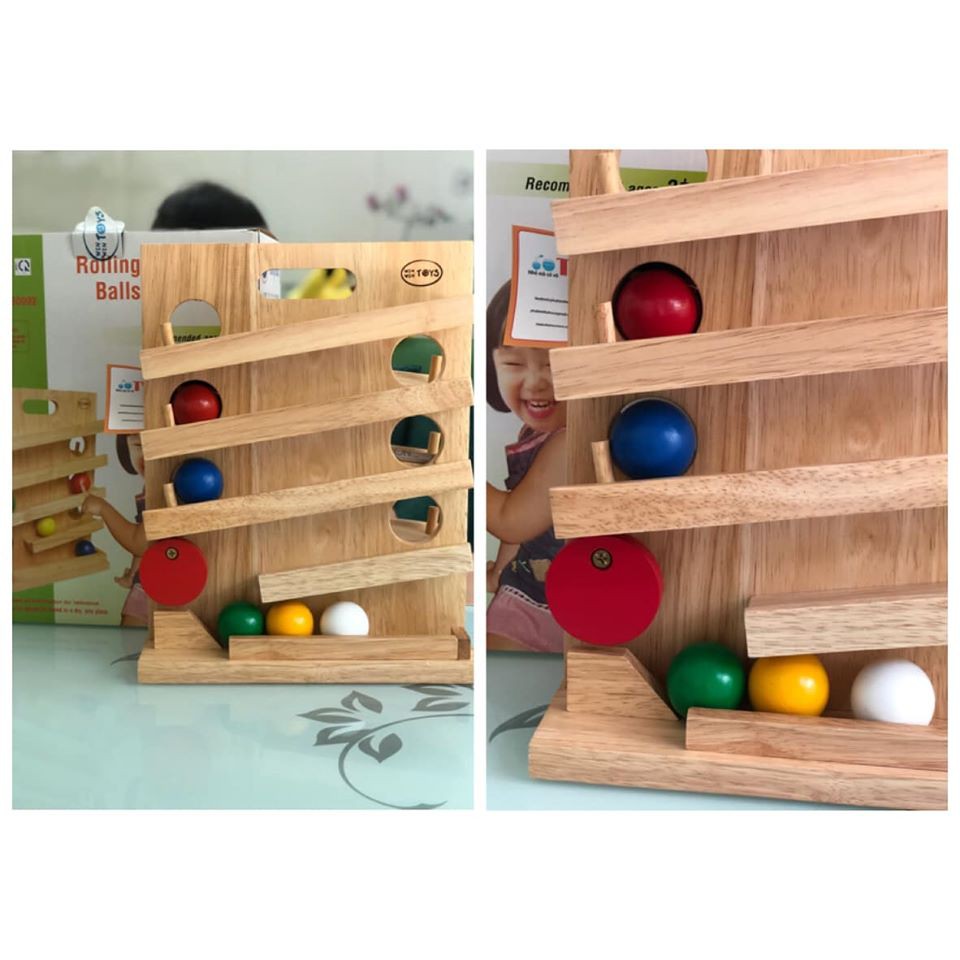 Trò chơi lăn banh Winwintoys vui nhộn cho bé vận động - Đồ chơi gỗ an toàn