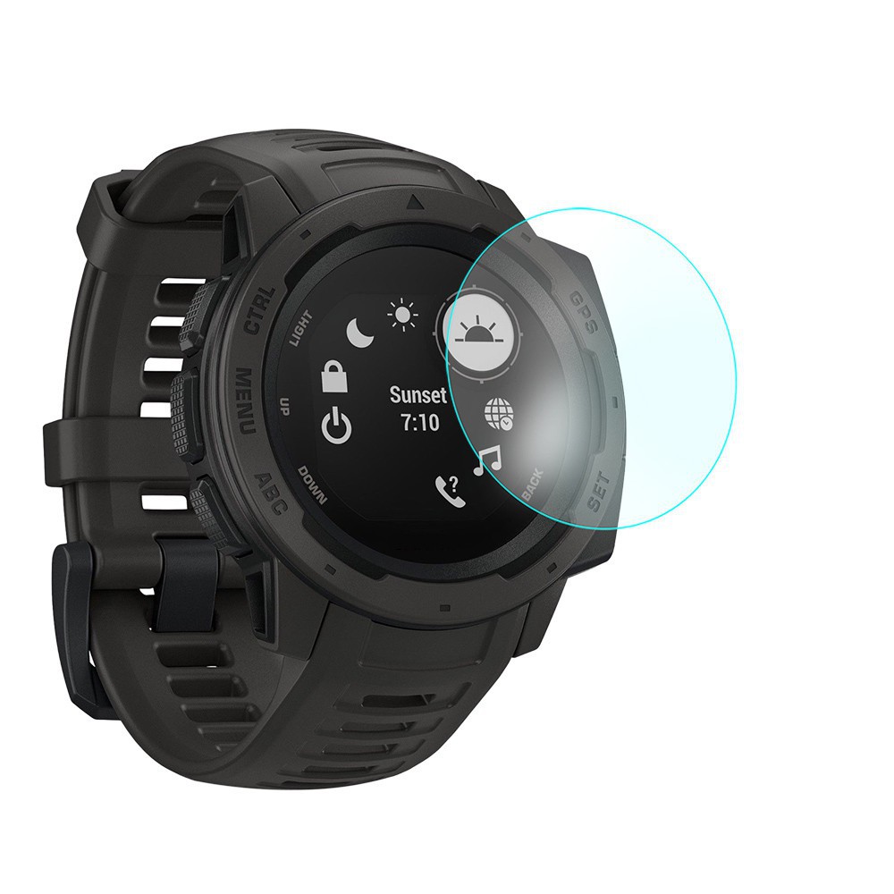 Kính cường lực 9H bảo vệ màn hình cho Garmin Instinct / Fenix 5S / 5 / 5x