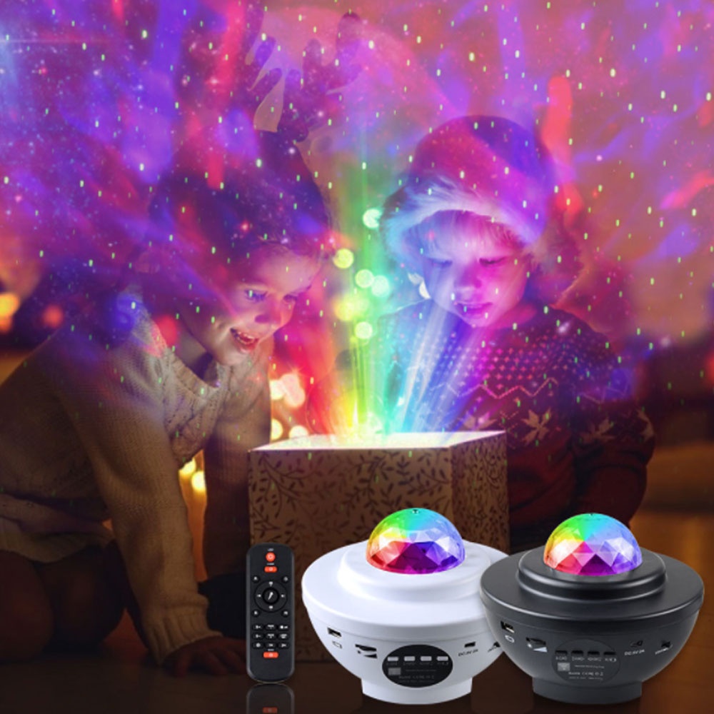 Đèn Chiếu Sao Galaxy phòng ngủ chiếu laser ngàn sao trang trí phòng ngủ