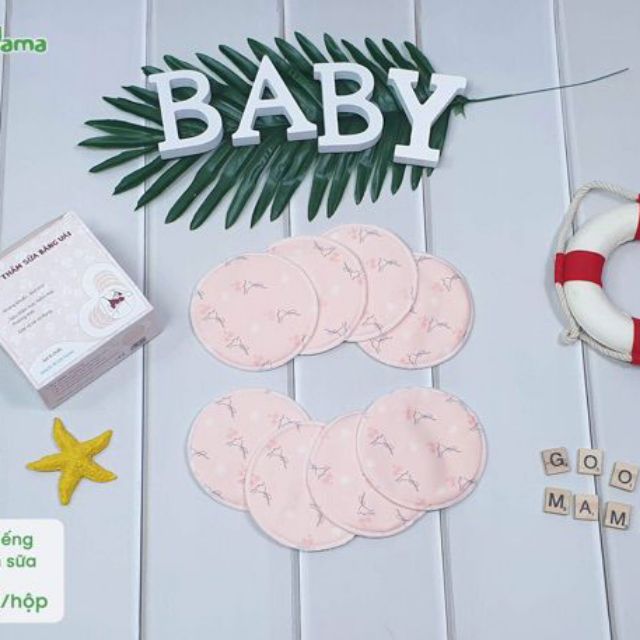 Hộp 8 miếng thấm sữa vải mama