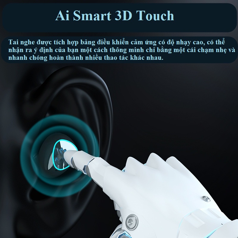 Tai nghe Bluetooth M10 Newest Digital indicator True Wireless Headset V5.1