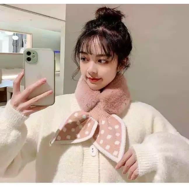 Khăn quàng cổ lông thỏ siêu ấm mịn giá tốt