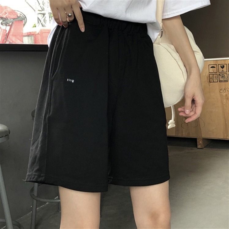 Quần Đùi Thể Thao Dáng Rộng Phong Cách Thời Trang Hàn Quốc