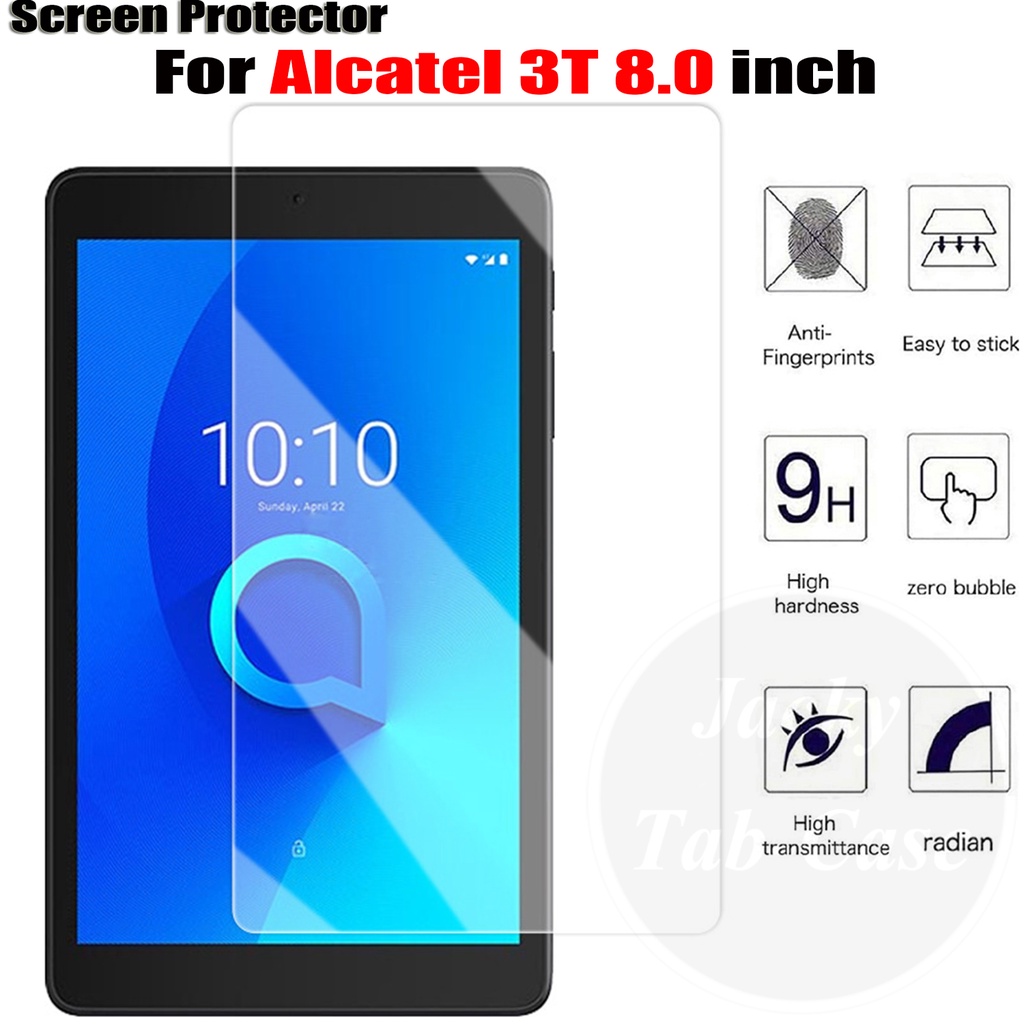 Kính Cường Lực Bảo Vệ Màn Hình Máy Tính Bảng Alcatel 3T 8.0 '' inch Alcatel3T 9H Kaca