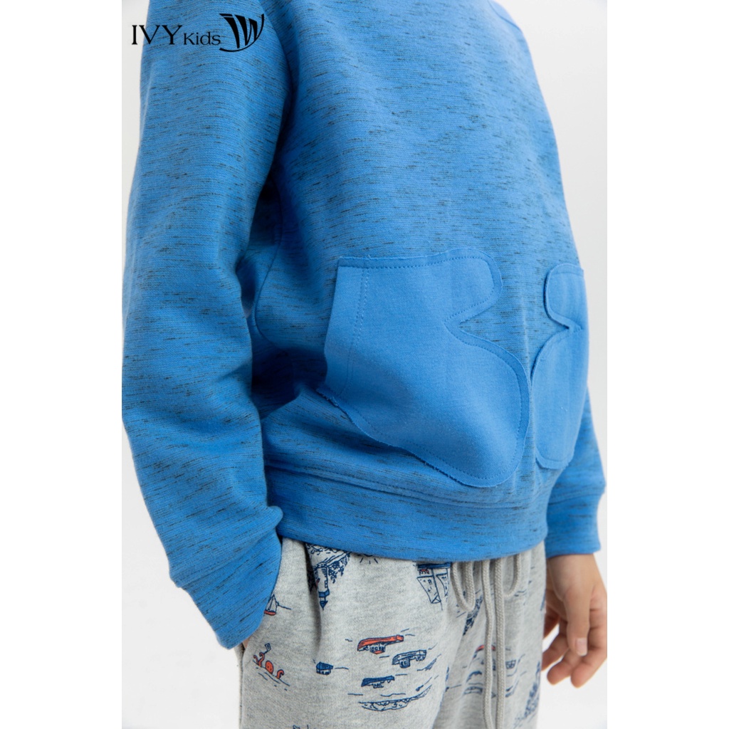 Áo thun dài tay bé trai IVY moda MS 58K1165
