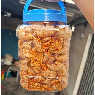 Da heo chiên giòn Mebi tỏi ớt cay ( hủ 500g)