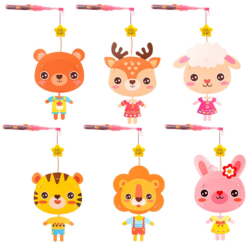 Đèn Lồng Bằng pvc Phát Nhạc Họa Tiết Hoạt Hình Dễ Thương Cho Bé