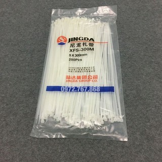 Lạt nhựa Jingda 5x300mm, 250pcs