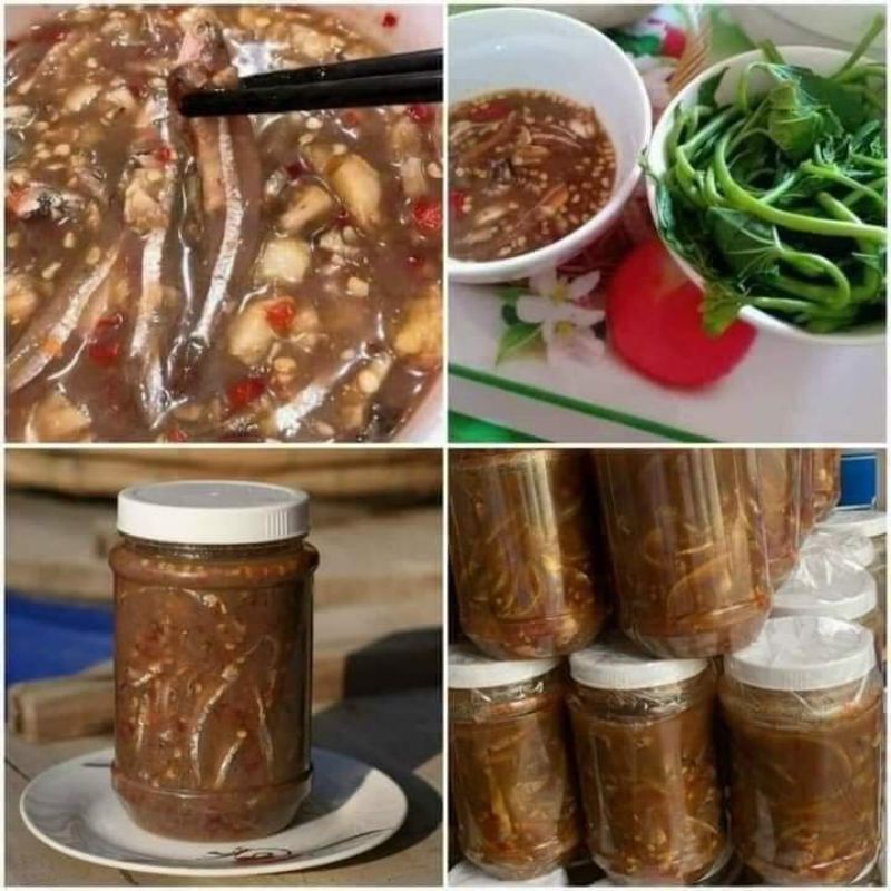 Mắm Cá Cơm Nguyên Chất Hủ 500 gram - Đặc Sản Miền Trung