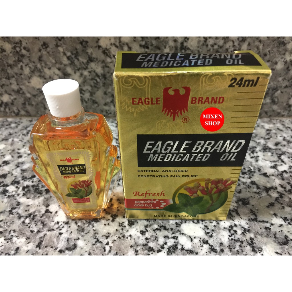 ComBo 2 Chai Dầu Gió Vàng 24ml(Eagle Brand)