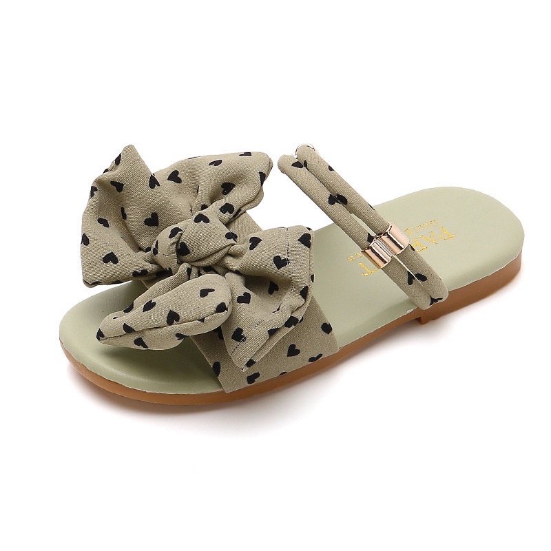 Dép Bé Gái, Sandal Đính Nơ Chấm Bi Thời Trang Cực Xinh Cho Bé Năng Động Size 26 - 34