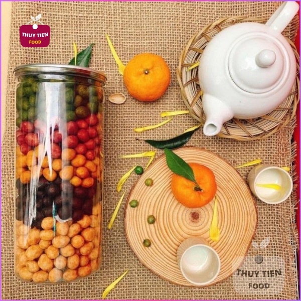 Đậu phộng da cá ngũ vị THUY TIEN FOOD, Hũ 500g cao cấp