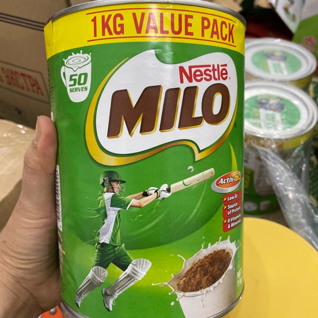 (Date 7.2022) Sữa Milo Úc hộp 1kg