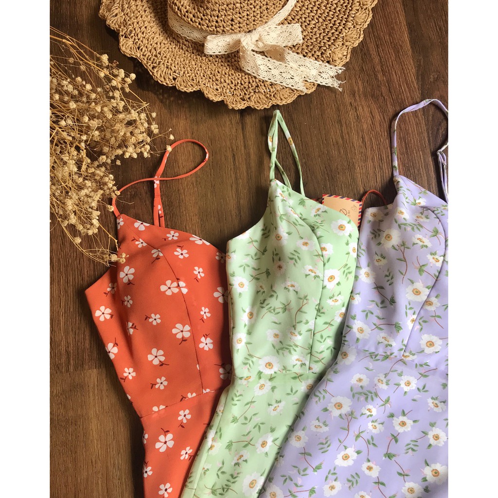 Jalie Dress - Đầm 2 dây đi biển cổ tim basic | SDX114 | | BigBuy360 - bigbuy360.vn