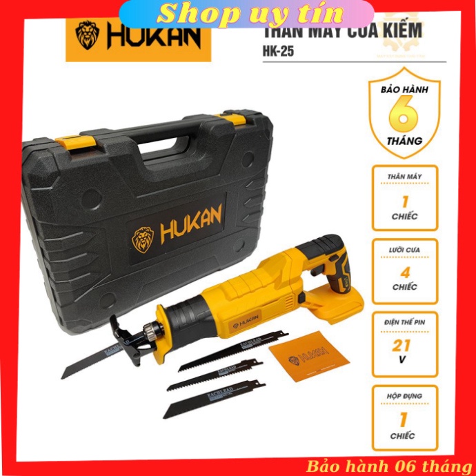 Thân máy cưa kiếm cầm tay cỡ lớn HUKAN HK-25 chân pin