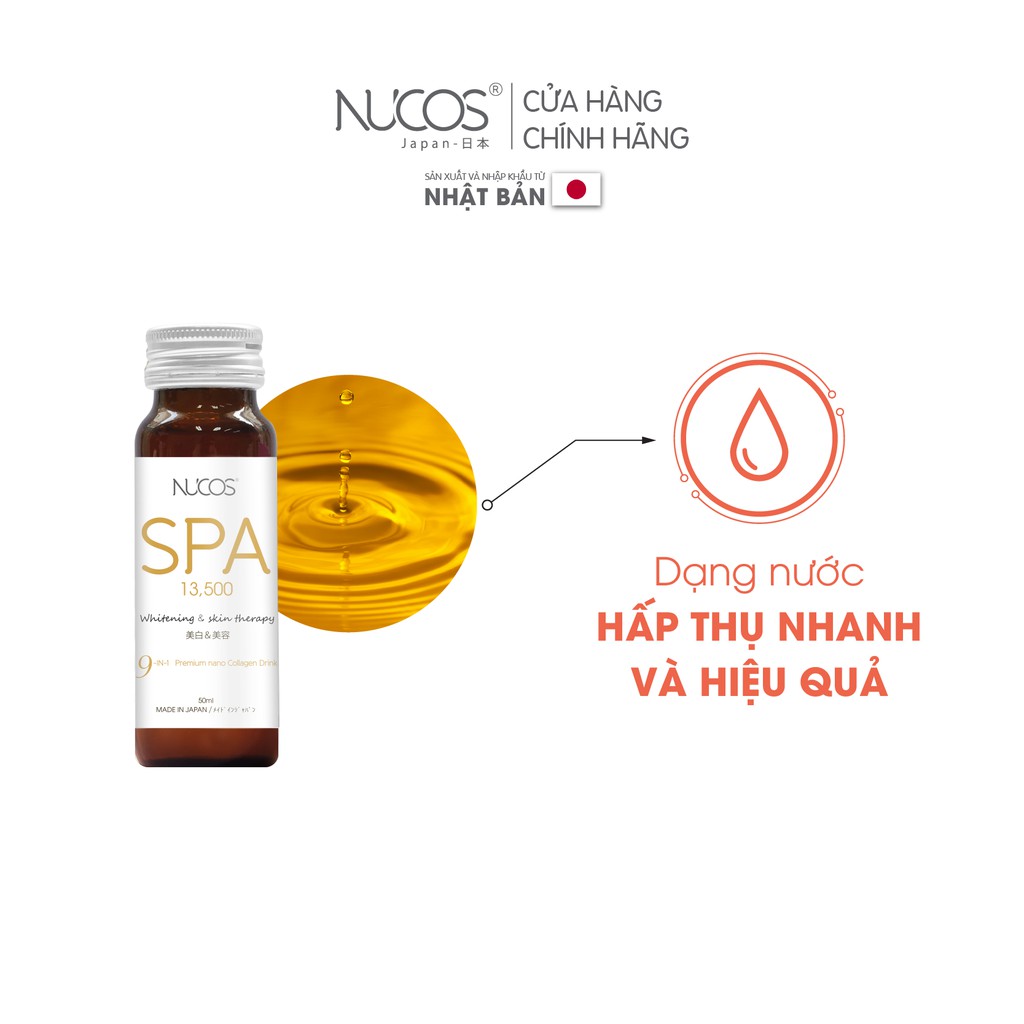 Collagen nước xóa nhăn ngăn lão hóa da Nucos Spa 13500 50ml x 2 chai | BigBuy360 - bigbuy360.vn