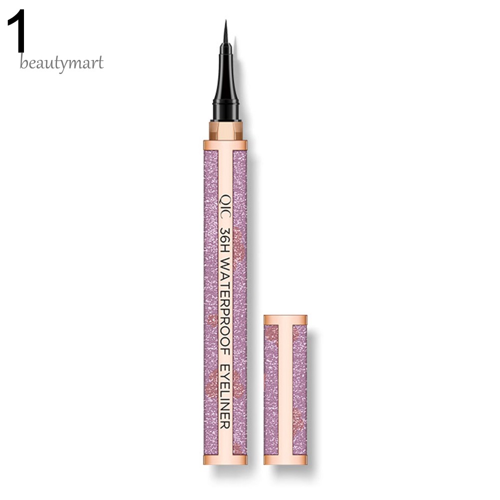 Bút kẻ mắt nước không nhòe thiết kế vỏ lấp lánh QIC